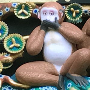 日光東照宮の三猿