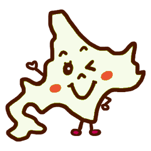 北海道のイラスト地図