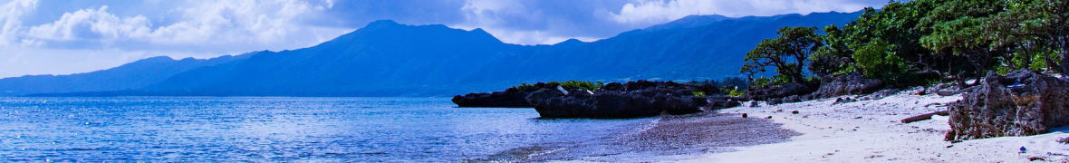 西平安名岬の空