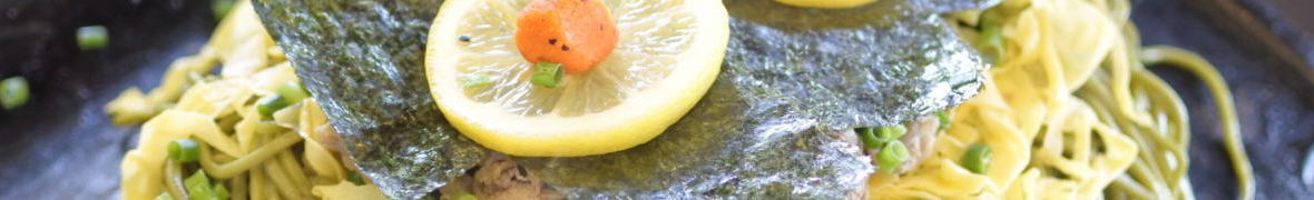 川棚温泉名物瓦そば