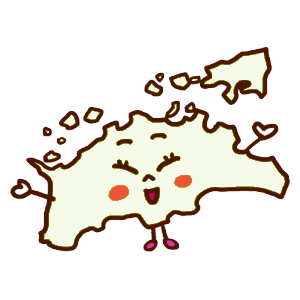 香川県のイラスト地図