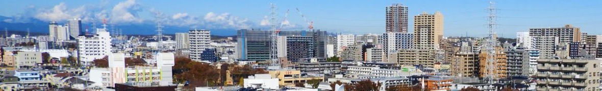 相模原市役所の展望室より