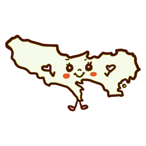 東京都のイラスト地図