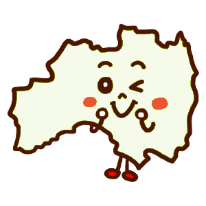 福島県のイラスト地図